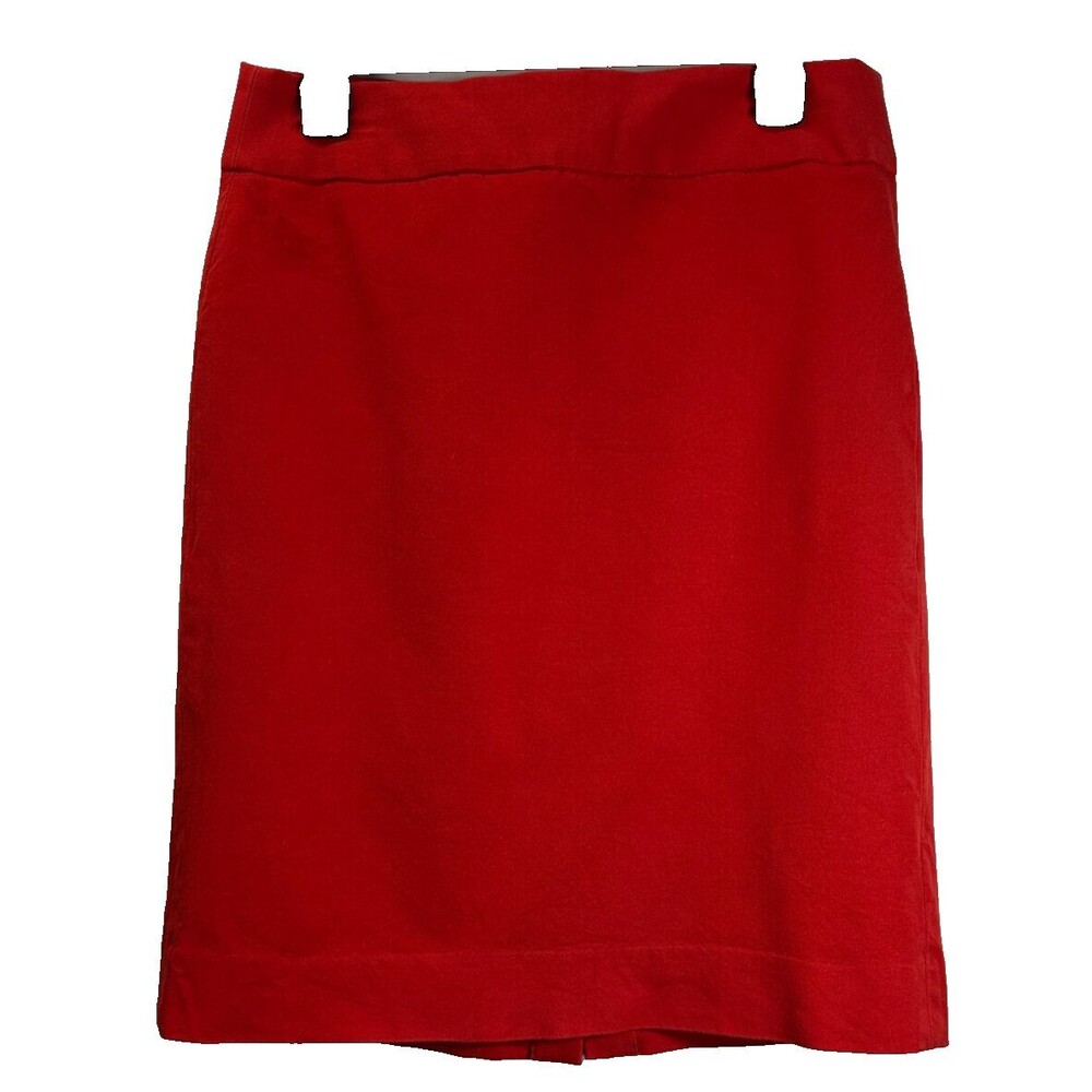 Banana Republic Skirt Women Size 6 Straight Sloan Back Zip Up Slit & Pockets